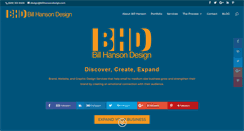 Desktop Screenshot of billhansondesign.com